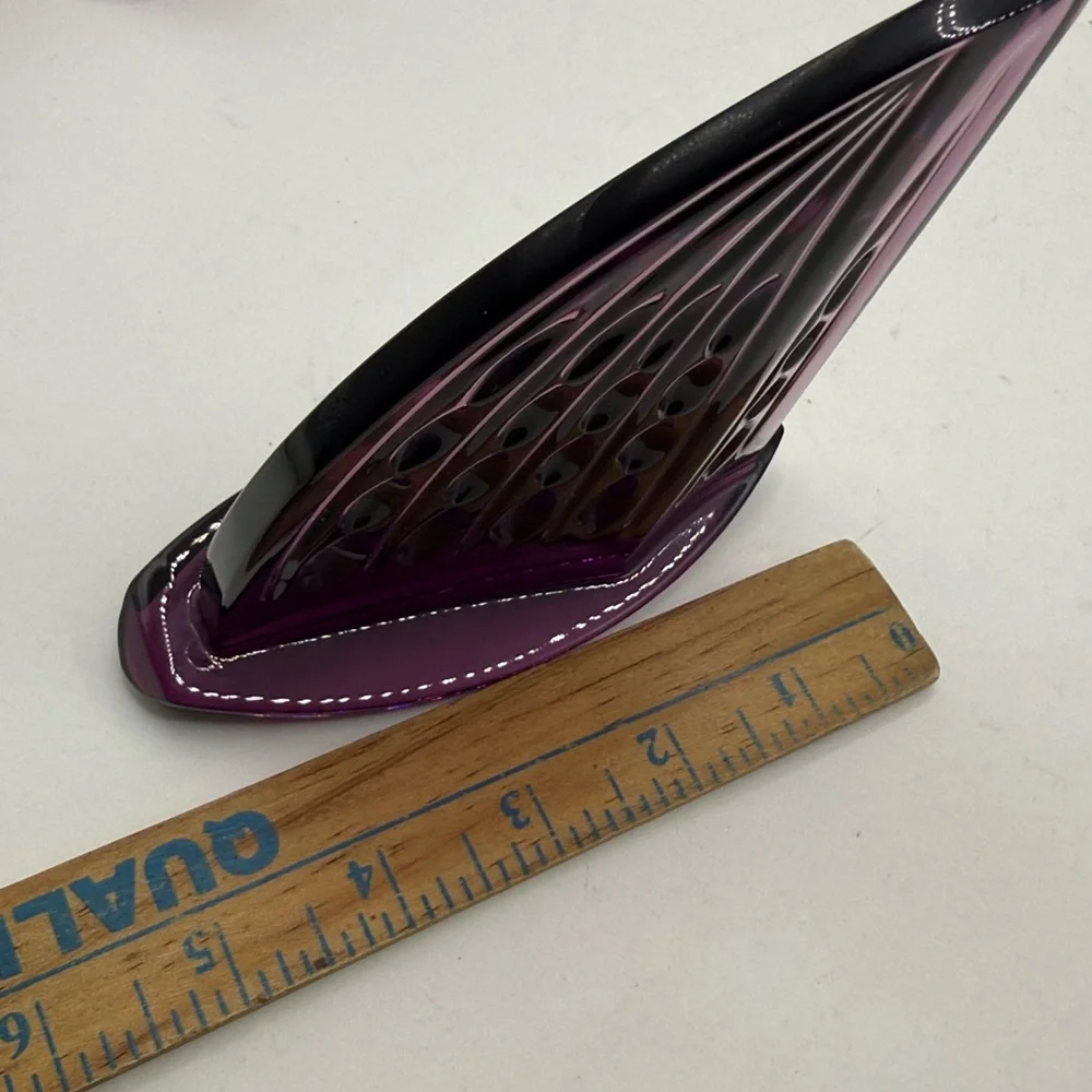 Waterford Ireland Art Glass Purple Crystal Sailboat Figurine Collectible Office - Picture 12 of 14